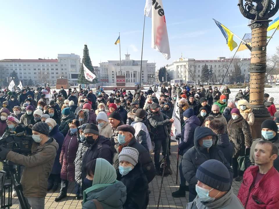 В Украине продолжается тарифный протест