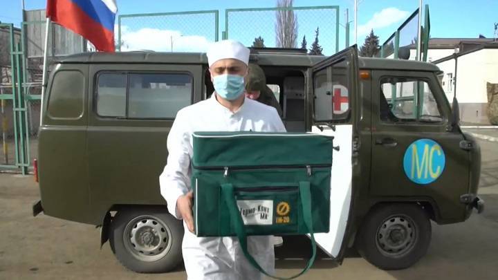 Российские миротворцы в Нагорном Карабахе прививаются от коронавируса