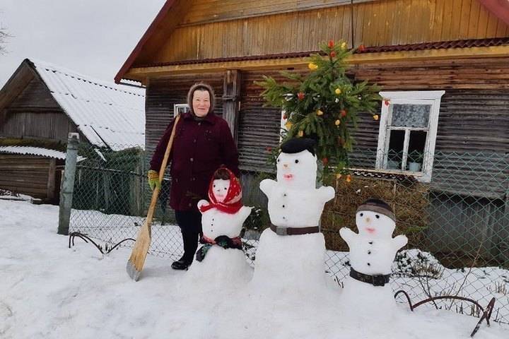 Фото самых интересных снеговиков показал псковский губернатор