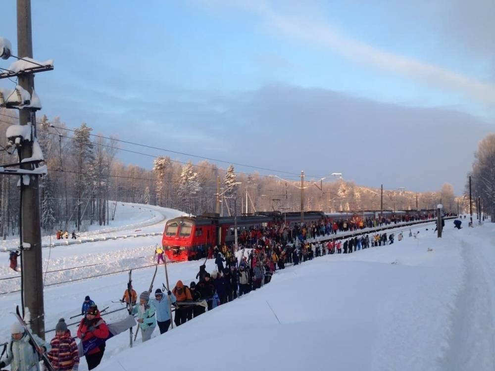 Из Петербурга в Ленобласть отправились первые «Лыжные стрелы»