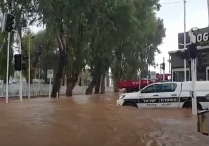 Мощное наводнение в Нагарии