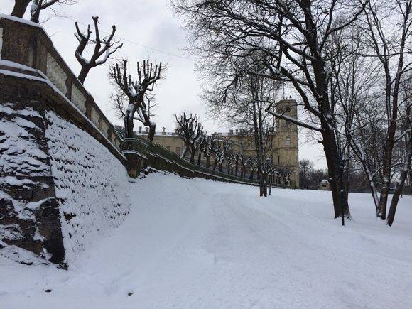 В Петербурге — снежно и небольшой мороз