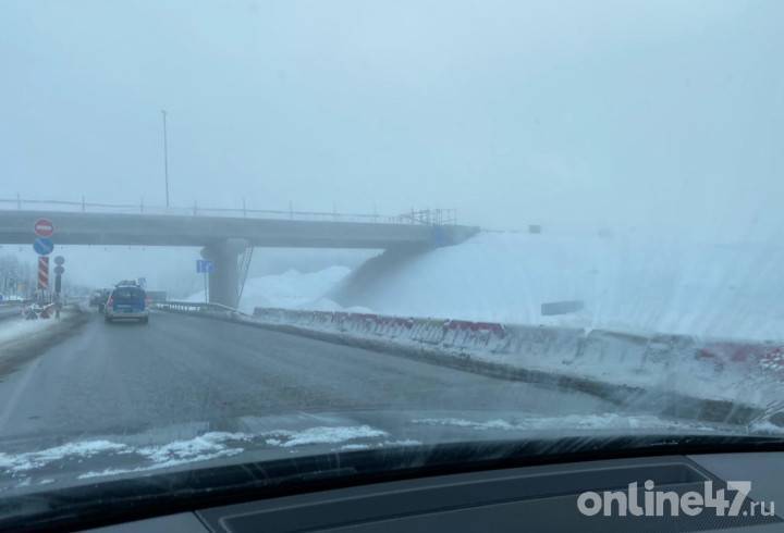На трассе «Скандинавия» водители заметили густой туман