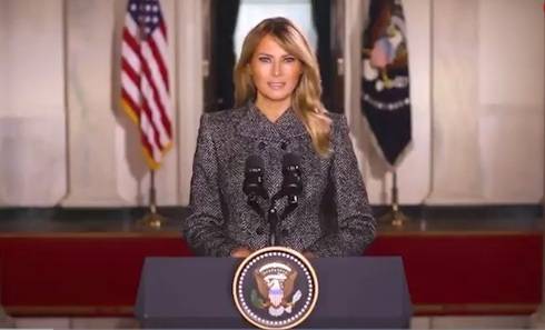 Мелания Трамп в прощальном видео из Белого дома: речь о насилии и чести