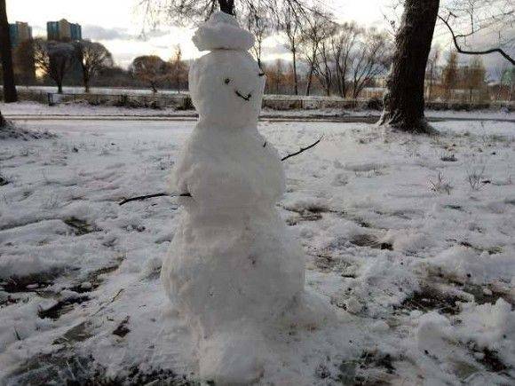 В Петербурге пройдет мокрый снег