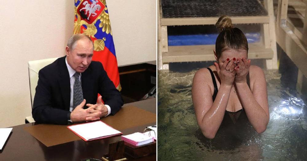 Путин спросил министров о самочувствии после крещенских купаний
