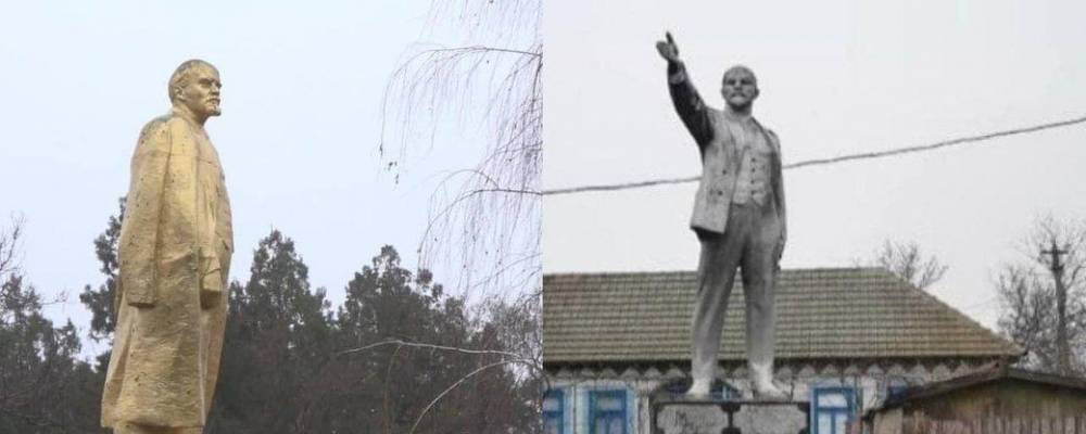 На Украине демонтируют два последних памятника Ленину