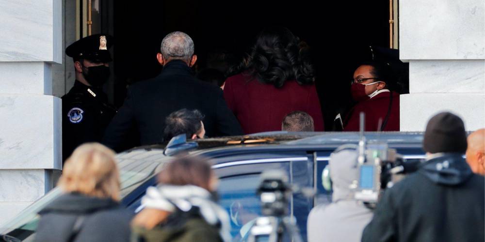 Обамы и Клинтоны прибыли на инаугурацию Байдена