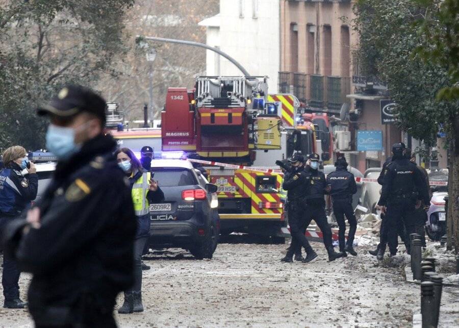 Очевидец рассказал о взрыве в центре Мадрида