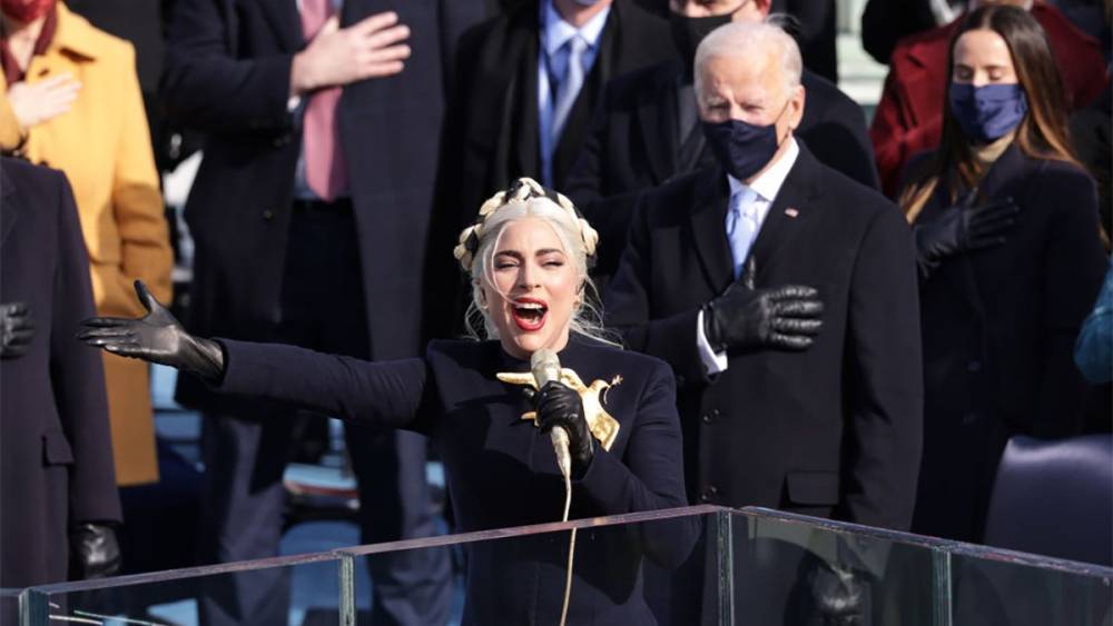 Леди Гага исполнила гимн на инаугурации Байдена: красноречивое видео