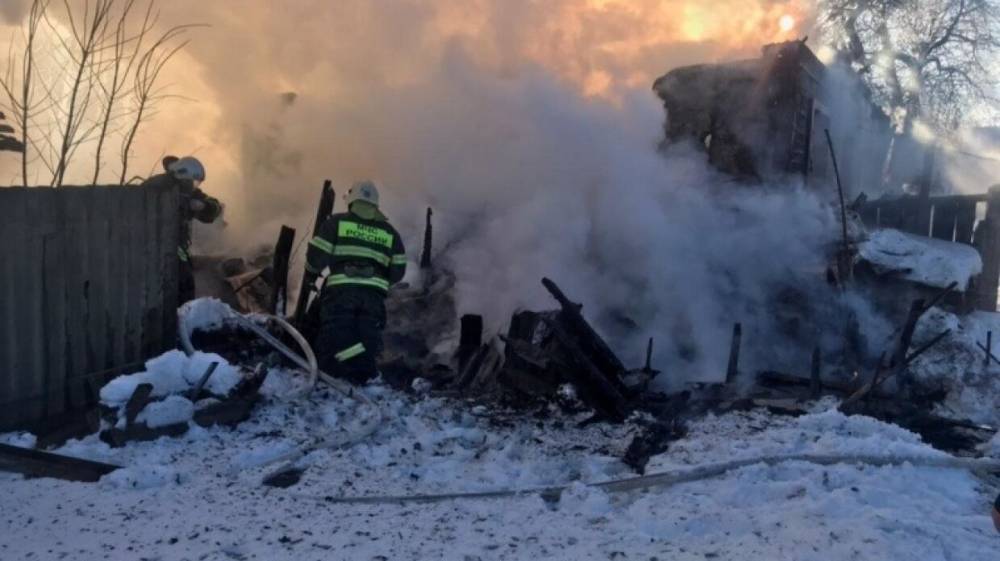 В Тульской области пожар унес жизнь мужчины