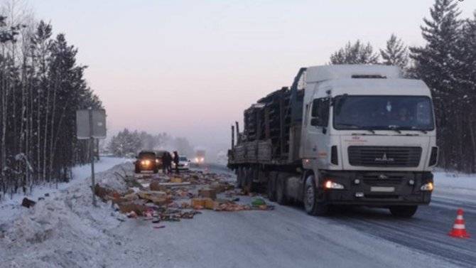 В Братском районе погиб водитель грузовика