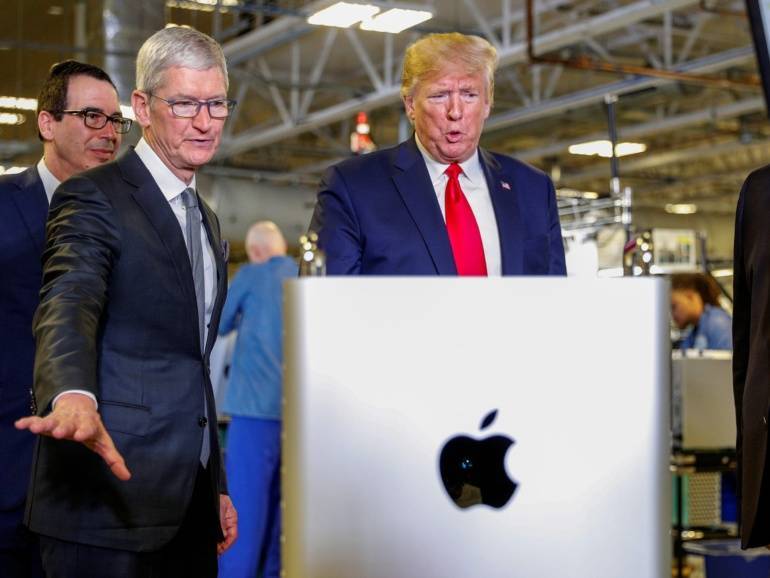 В декларации о доходах Трампа нашли «первый Mac Pro» — подарок от Тима «‎Apple» Кука
