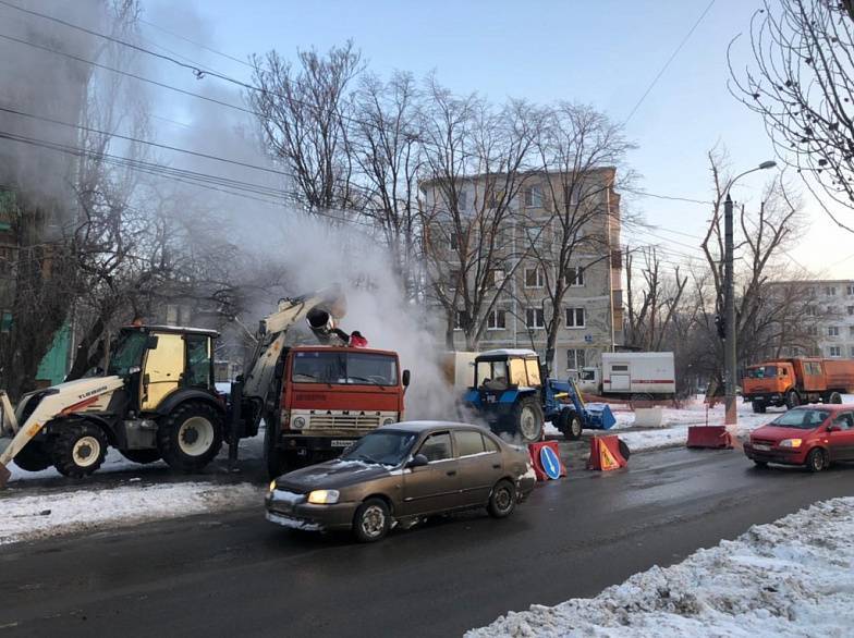В Ростове устранили порыв теплотрассы на 2-й Краснодарской