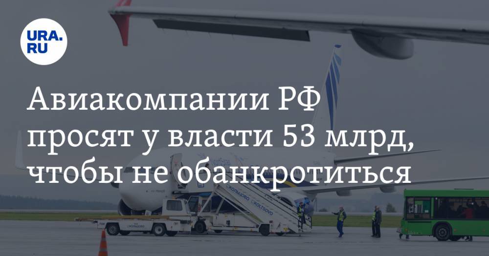Авиакомпании РФ просят у власти 53 млрд, чтобы не обанкротиться