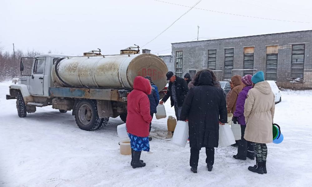 В Беломорске проблемы с питьевой водой из-за замершего водопровода, а власти не дают никаких комментариев