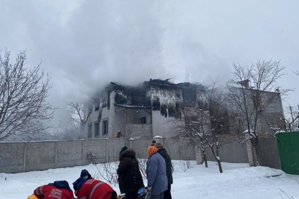 В харьковской мэрии рассказали о состоянии пострадавших при пожаре в пансионате для престарелых