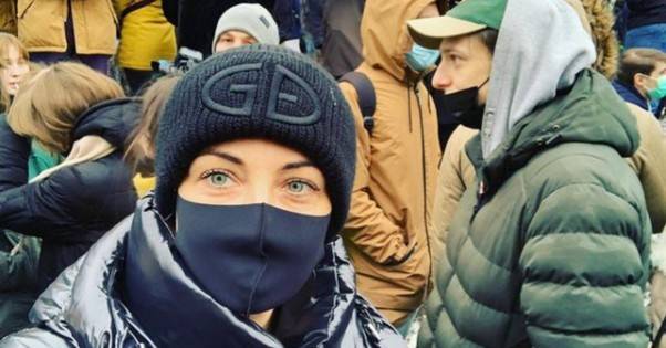 В Москве на акции протеста задержали супругу Навального