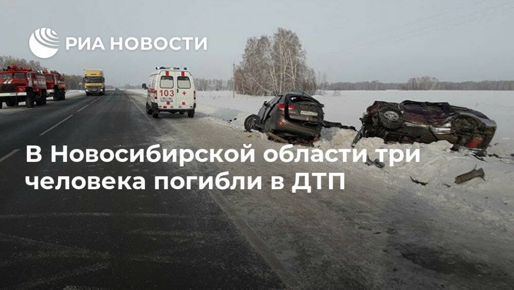 В Новосибирской области три человека погибли в ДТП