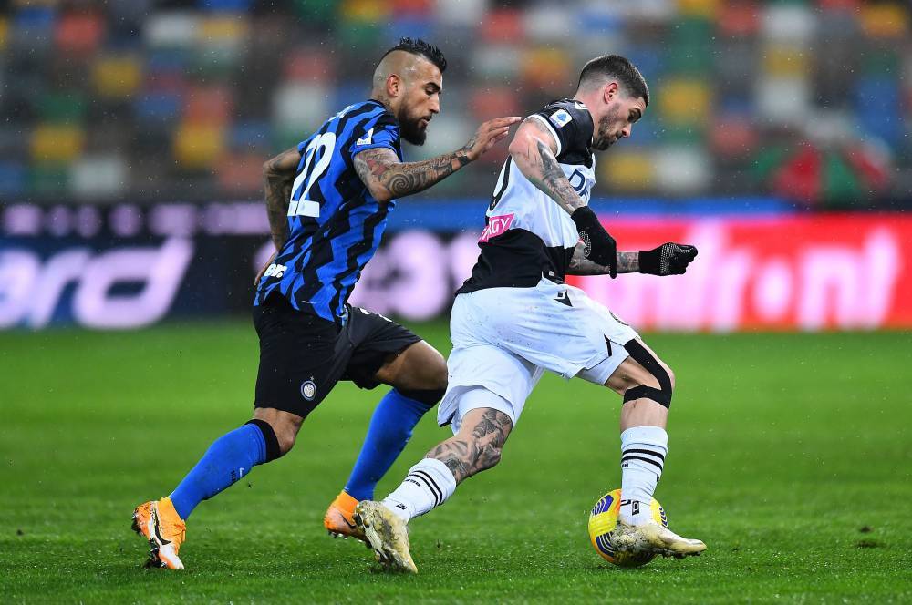 Удинезе сыграл вничью матч чемпионата Италии против Интера