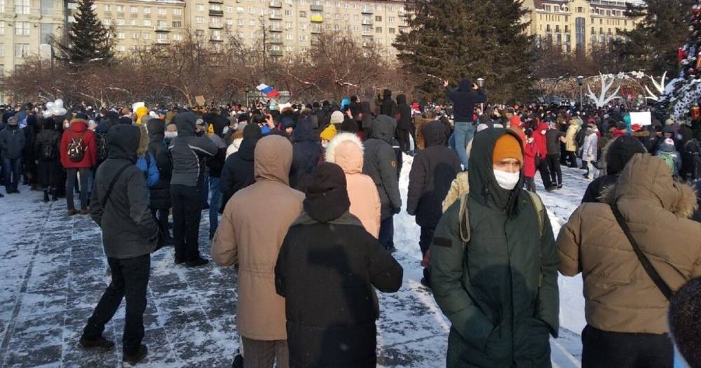 В России во время митингов в поддержку Навального были задержаны около 3200 человек