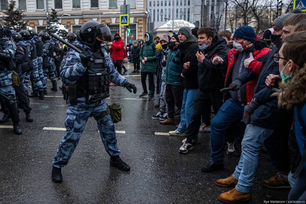Самые массовые уличные протесты в России за последние годы