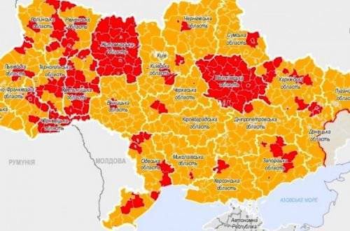 В Украину вернутся «цветные» зоны карантина