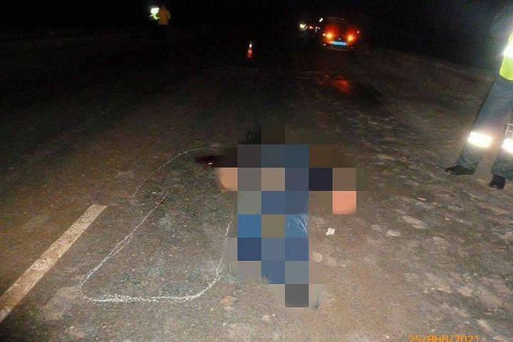 Водитель легковушки задавил на трассе 40-летнего жителя Башкирии