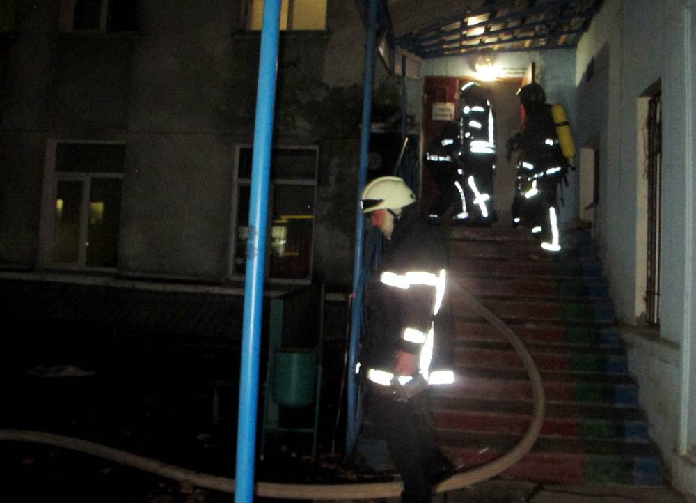 В Одессе от пожара спасли больницу