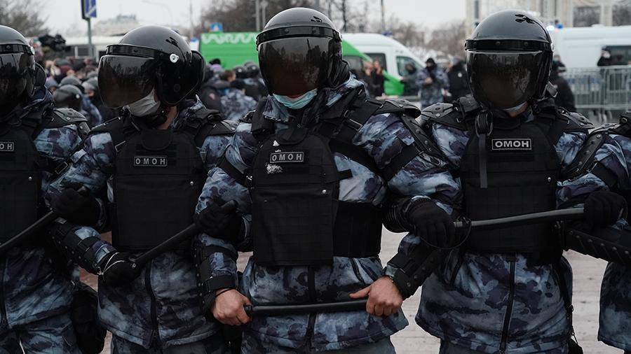 В Москве задержаны два участника незаконной акции 23 января