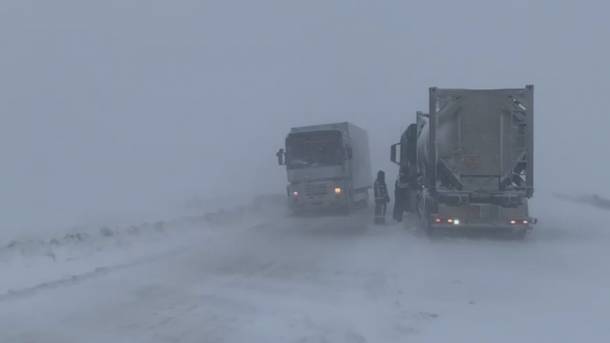 Из-за сильного снегопада на трассе Киев-Чоп в Ровенской области частично ограничили движение транспорта, - ГСЧС