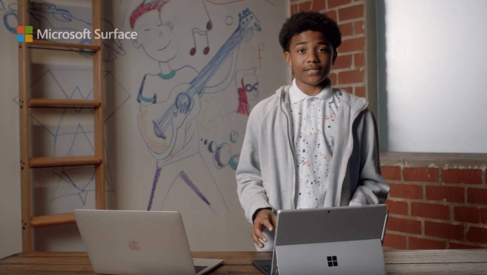 Компания Microsoft рассказала о преимуществе Surface Pro 7 над MacBook Pro 13