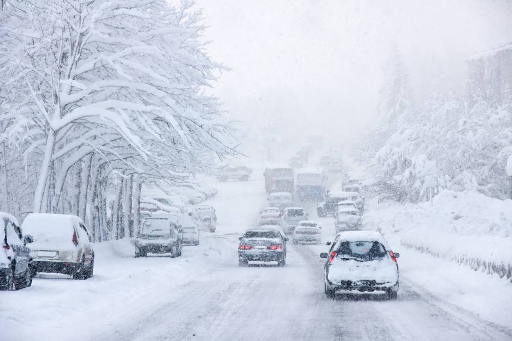 Украину заметает снегом: Синоптики показали карту непогоды