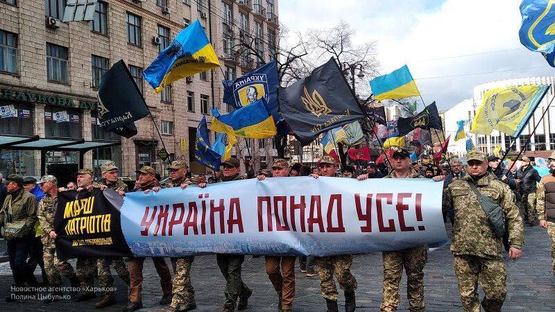 Марш националистов в память о "Небесной сотне" в Киеве с треском провалился