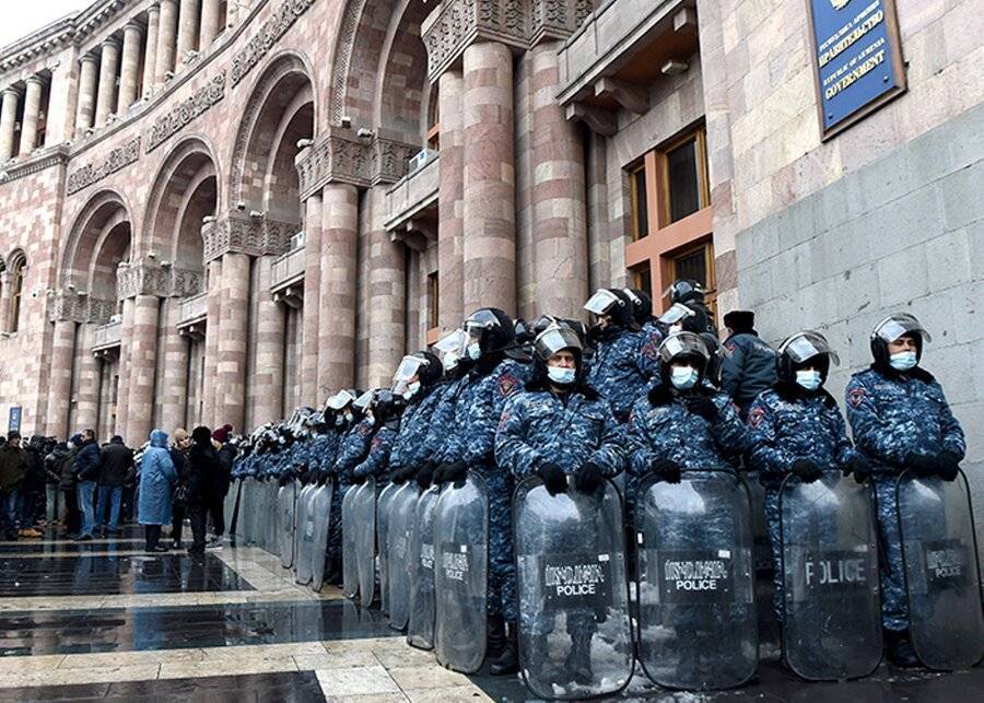 В Ереване завершилась акция протеста