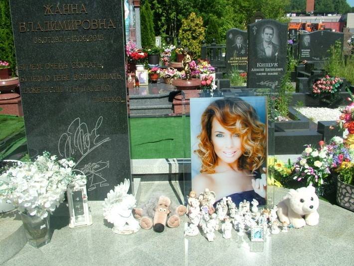 Россиянки собирают снег с могилы Жанны Фриске для приворотов