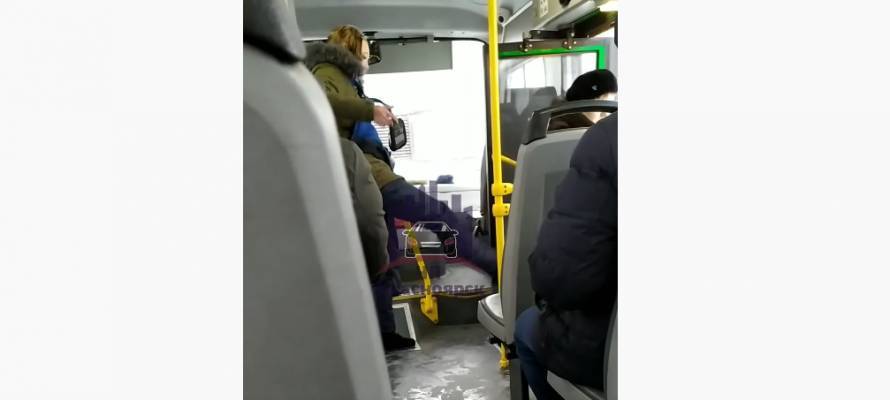 Битва за маски: кондуктор пинками выгнала пассажира из автобуса (ВИДЕО)