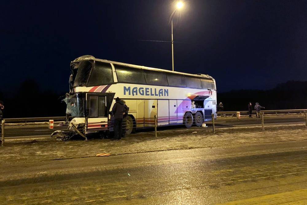 В ДТП с автобусом под Тамбовом пострадали пять человек