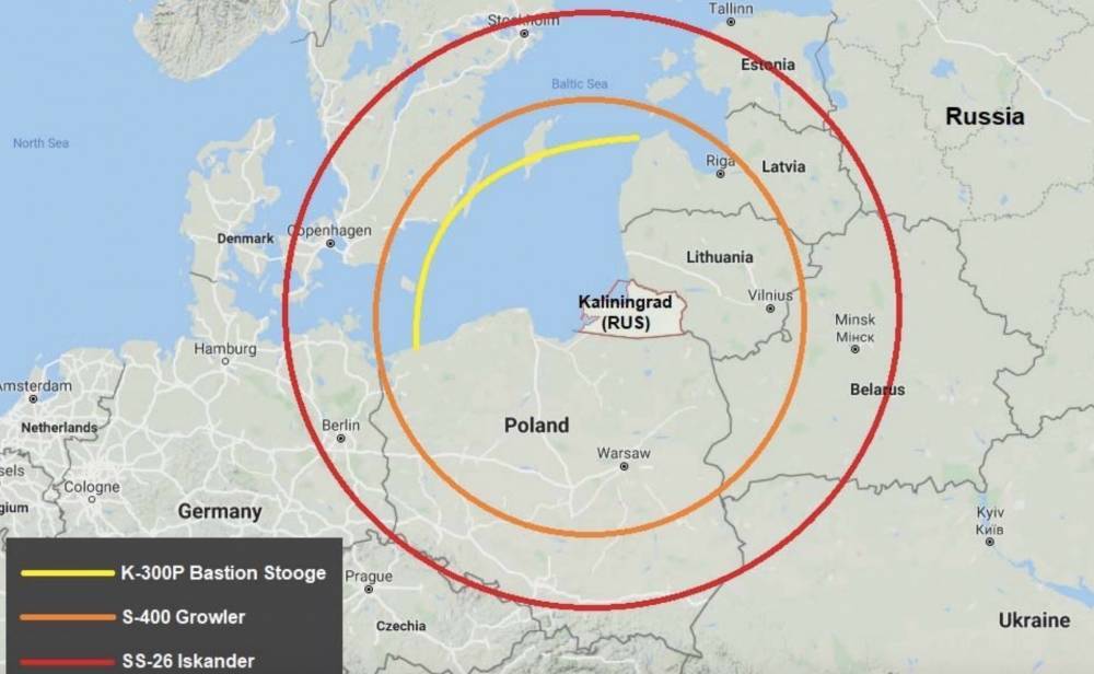 США смоделировали превентивный удар НАТО по Калининградской области