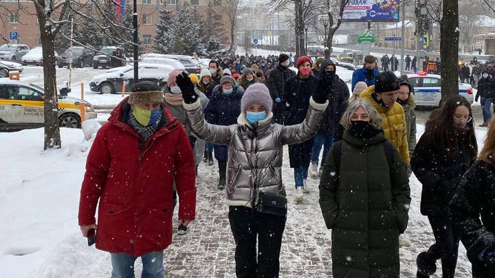 Юлия Навальная задержана в центре Москвы