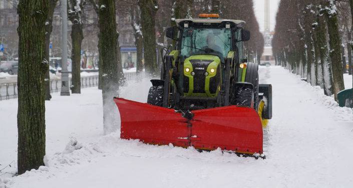В Латвии выпало полметра снега