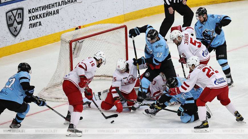 Хоккеисты минского "Динамо" победили подмосковный "Витязь" в матче чемпионата КХЛ