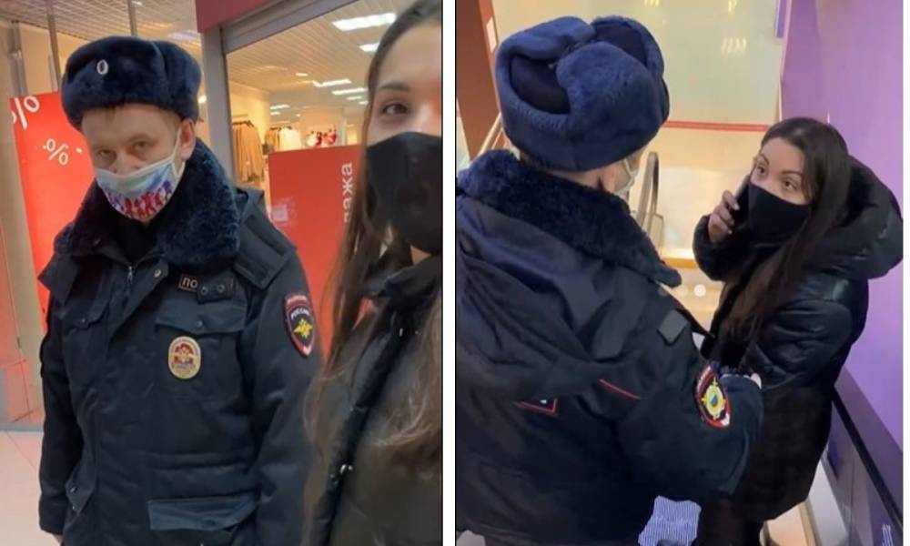 «У вас у самого нос торчит, вам мала маска!» В торговом центре Петрозаводска четверо мужчин попытались задержать девушку