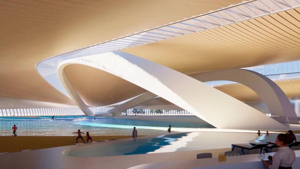 В Москве планируют построить первый в мире крытый центр для занятий серфингом