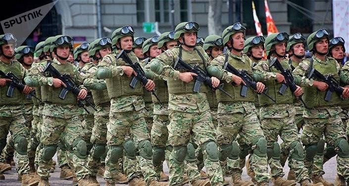 Очередной батальон грузинских миротворцев отправился в Афганистан