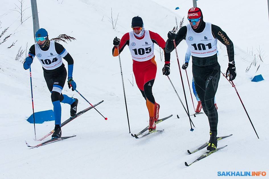 Участники чемпионата Сахалинской области по лыжным гонкам состязались в спринте