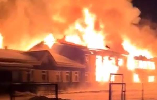 В селе Глубинном в Приморском крае сгорела единственная школа