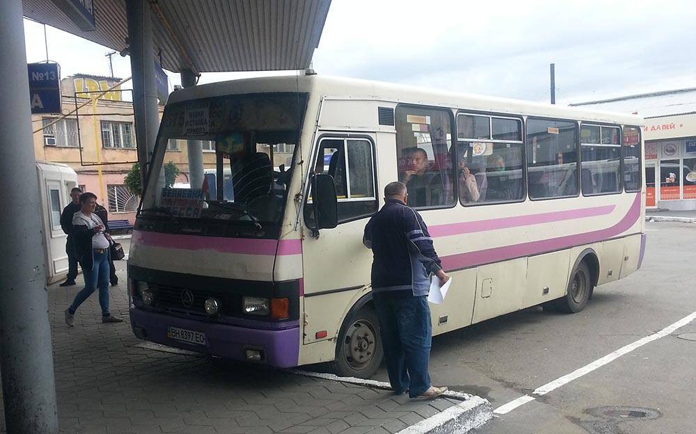 Маршрутка из Санжейки в Одессу поменяла рейс