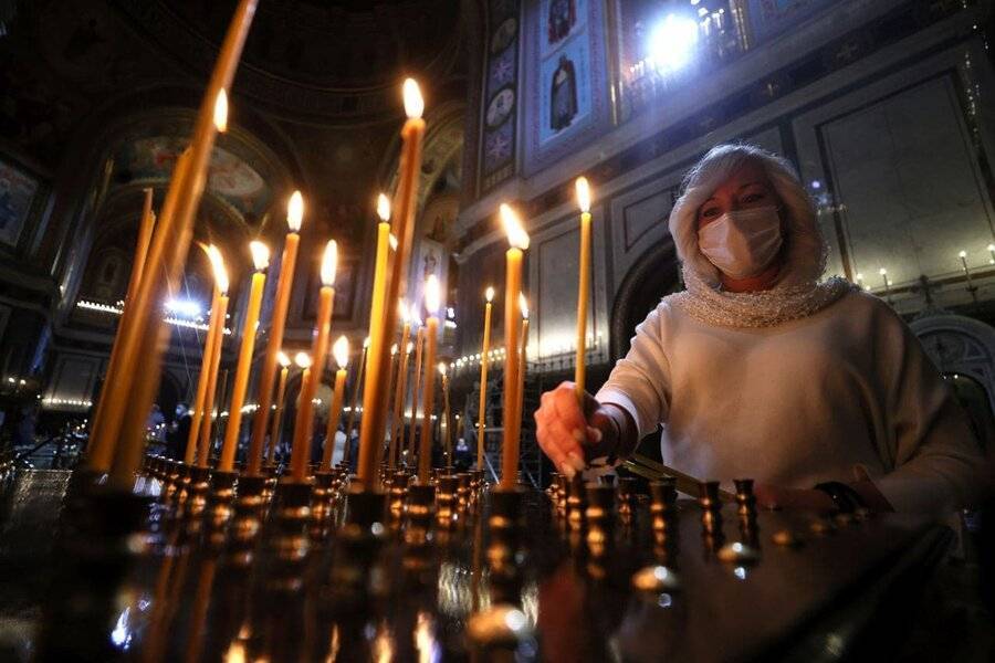 140 тысяч москвичей поучаствовали в рождественских богослужениях