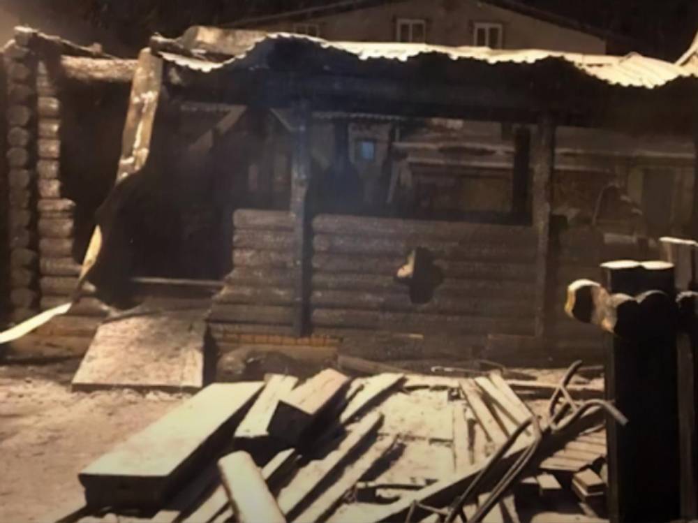 В России во время пожара в частном пансионате погибли семь пожилых людей